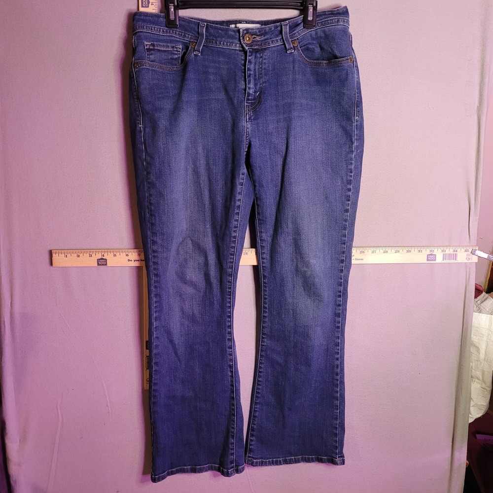 Levis 529 Curvy Bootcut Jeans Womens 14 Medium Wash Denim Mid‎ Rise 529-12W14